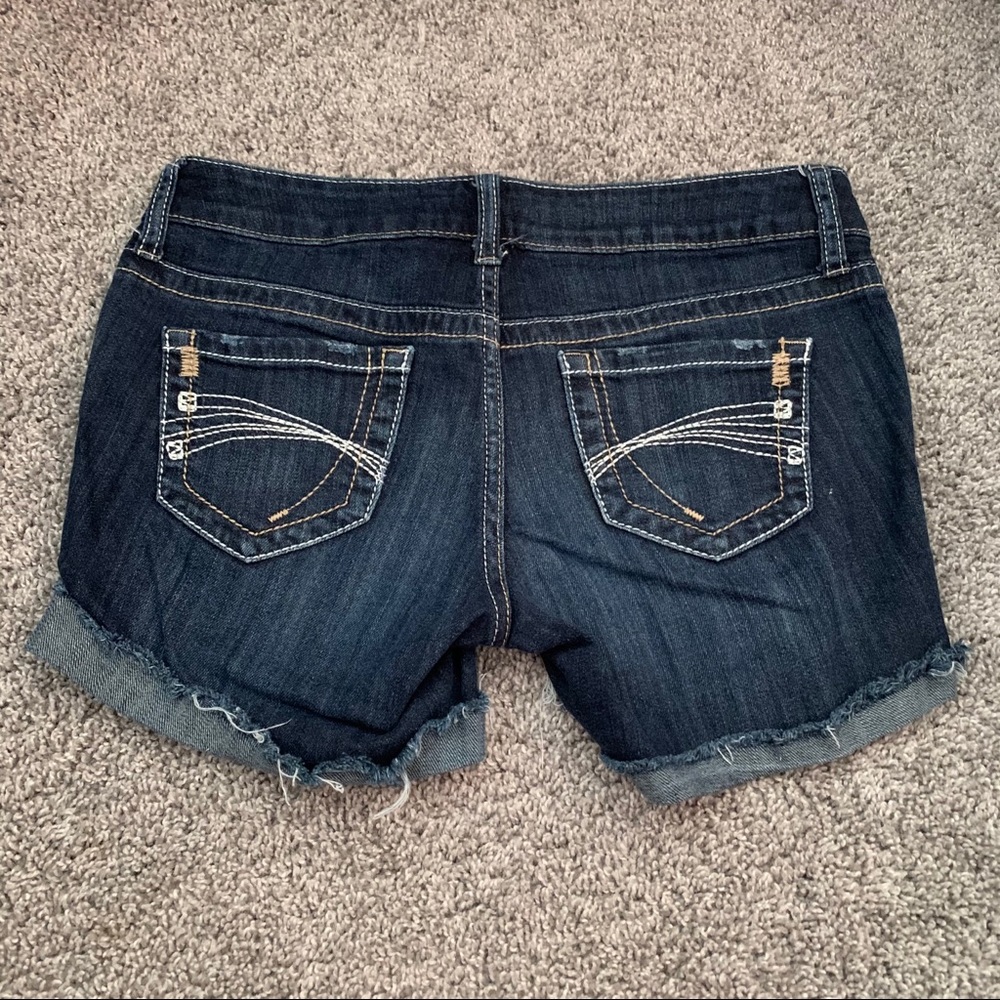 Decree dark wash Jean Shorts